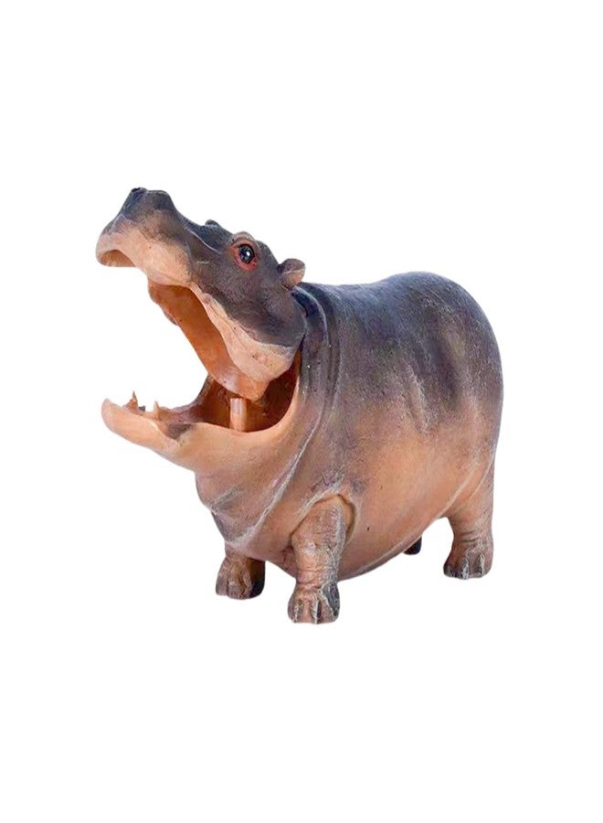 Nicoc Fish Tank Bubbler Decorations, Creative Hippo Aquarium Bubbler Decorations, Aquarium Bubbler Stone, Aquarium Resin Ornament Decorations (Hippo) - Image 1